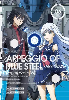 โปสเตอร์ Aoki Hagane no Arpeggio Ars Nova สงครามเรือรบสยบโลก ตอนที่ 1-12 ซับไทย ดูอนิเมะออนไลน์