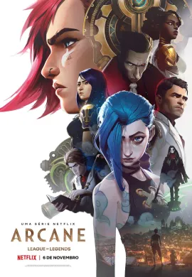 โปสเตอร์ Arcane League of Legends Season 1 อาร์เคน ตำนานลีกออฟเลเจ็นดส์ ซีซั่น 1 ตอนที่ 1-9 พากย์ไทย ดูอนิเมะออนไลน์