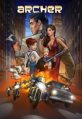 โปสเตอร์ Archer อาร์เชอร์ Season 11 ตอนที่ 1-8 ซับไทย ดูอนิเมะออนไลน์