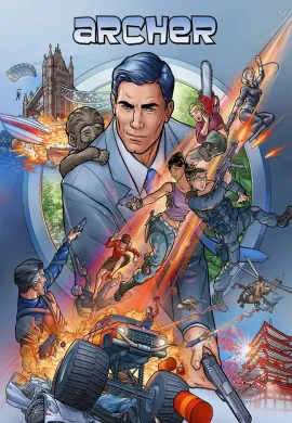 โปสเตอร์ Archer อาร์เชอร์ Season 12 ตอนที่ 1-8 ซับไทย ดูอนิเมะออนไลน์