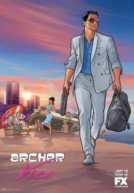 โปสเตอร์ Archer อาร์เชอร์ Season 5 ตอนที่ 1-13 ซับไทย ดูอนิเมะออนไลน์