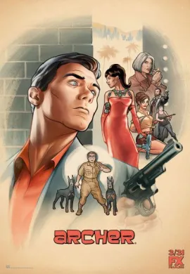 โปสเตอร์ Archer อาร์เชอร์ Season 7 ตอนที่ 1-10 ซับไทย ดูอนิเมะออนไลน์
