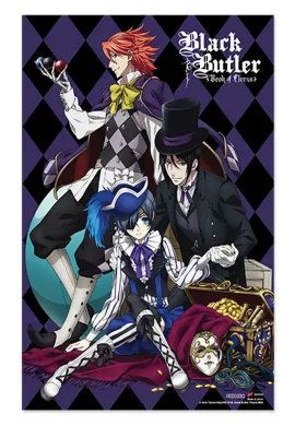 โปสเตอร์ Black Butler Book of Circus/Murder III คนลึกไขปริศนาลับ ภาค3 ตอนที่ 1-12 พากย์ไทย ดูอนิเมะออนไลน์