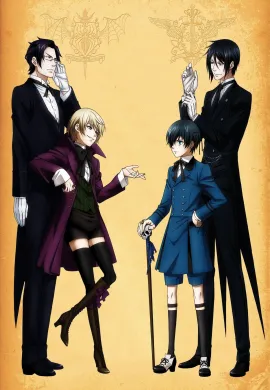 โปสเตอร์ Black Butler II คนลึกไขปริศนาลับ ภาค2 พากย์ไทย (เสียง True ) ตอนที่ 1-18 พากย์ไทย ดูอนิเมะออนไลน์