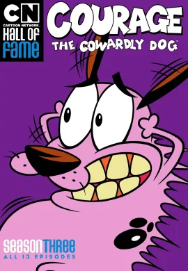 โปสเตอร์ Courage The Cowardly Dog Season 3 หมาน้อยผู้กล้าหาญ ซีซั่น 3 ตอนที่ 1-27 พากย์ไทย ดูอนิเมะออนไลน์