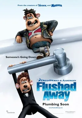 โปสเตอร์ Flushed Away หนูไฮโซ ขอเป็นฮีโร่สักวัน ดูอนิเมะออนไลน์
