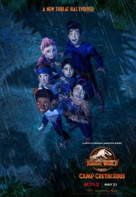 โปสเตอร์ Jurassic World Camp Cretaceous Season 3 จูราสสิค เวิลด์ ค่ายครีเทเชียส ปี3 ตอนที่ 1-10 พากย์ไทย ดูอนิเมะออนไลน์