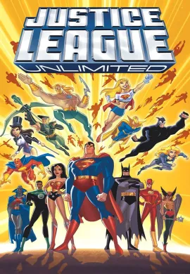 โปสเตอร์ Justice League Unlimited S 01 จัสติสลีค อันลิมิเต็ด ภาค1 ตอนที่ 1-26 พากย์ไทย ดูอนิเมะออนไลน์