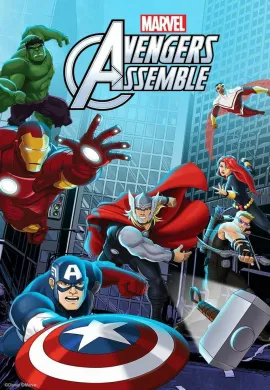 โปสเตอร์ Marvel's The Avengers Assemble 2 มาร์เวล ดิ อเวนเจอร์ ภาค2 ตอนที่ 1-20 พากย์ไทย ดูอนิเมะออนไลน์