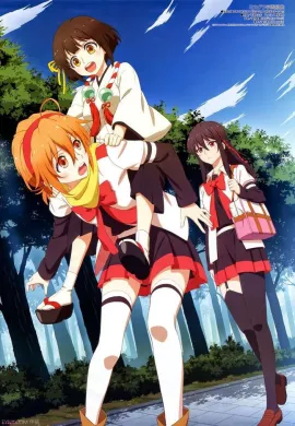 โปสเตอร์ Mikagura Gakuen Kumikyoku มิคากุระ ศึกชมรมอลเวง ตอนที่ 1-12 ซับไทย ดูอนิเมะออนไลน์