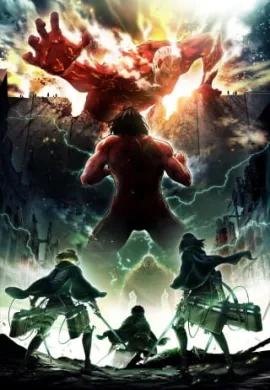 โปสเตอร์ Shingeki no Kyojin (Attack on Titan ) ผ่าพิภพไททัน ซีซัน 2  (เสียงใหม่) ตอนที่ 1-12 พากย์ไทย ดูอนิเมะออนไลน์