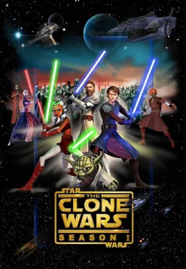 โปสเตอร์ Star Wars The Clones Wars 1 สตาร์ วอร์ส เดอะ โคลน วอร์ส ภาค1 ตอนที่ 1-22 พากย์ไทย ดูอนิเมะออนไลน์