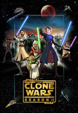 โปสเตอร์ Star Wars The Clones Wars 2 สตาร์ วอร์ส เดอะ โคลน วอร์ส ภาค2 ตอนที่ 1-22 พากย์ไทย ดูอนิเมะออนไลน์