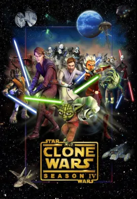 โปสเตอร์ Star Wars The Clones Wars 4 สตาร์ วอร์ส เดอะ โคลน วอร์ส ภาค4 ตอนที่ 1-22 พากย์ไทย ดูอนิเมะออนไลน์