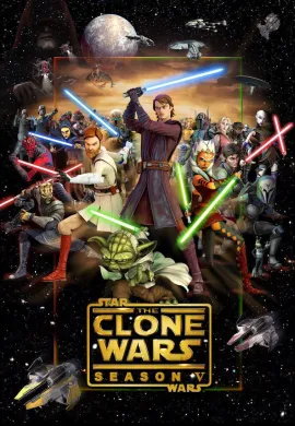 โปสเตอร์ Star Wars The Clones Wars 5 สตาร์ วอร์ส เดอะ โคลน วอร์ส ภาค5 ตอนที่ 1-20 พากย์ไทย ดูอนิเมะออนไลน์