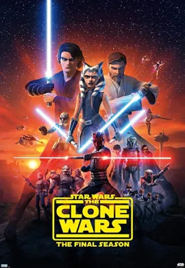 โปสเตอร์ Star Wars The Clones Wars 7 สตาร์ วอร์ส เดอะ โคลน วอร์ส ภาค7 ตอนที่ 1-12 พากย์ไทย ดูอนิเมะออนไลน์