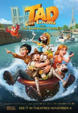 โปสเตอร์ Tad the Lost Explorer and the Emerald Tablet แทด นักสำรวจ เม็ดมรกตที่สาบสูญ ดูอนิเมะออนไลน์