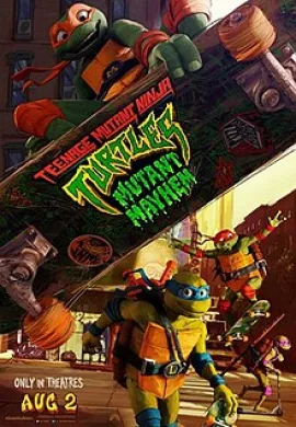 โปสเตอร์ Teenage Mutant Ninja Turtles Mutant Mayhem เต่านินจา โกลาหลกลายพันธุ์ ดูอนิเมะออนไลน์